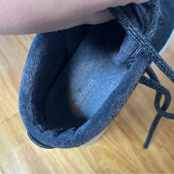 Allbirds Runner Up Mizzles Charcoal Gray Lace Up High Top Athletic Shoes Size 7 - Picture 5 of 7
